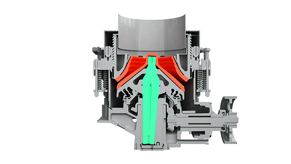 弹簧圆锥破碎机工作原理